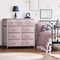 Sorbus Dresser with 9 Drawers - Furniture Storage Chest Tower Unit for Bedroom, Closet, etc - Steel Frame, Wood Top, Fabric Bins